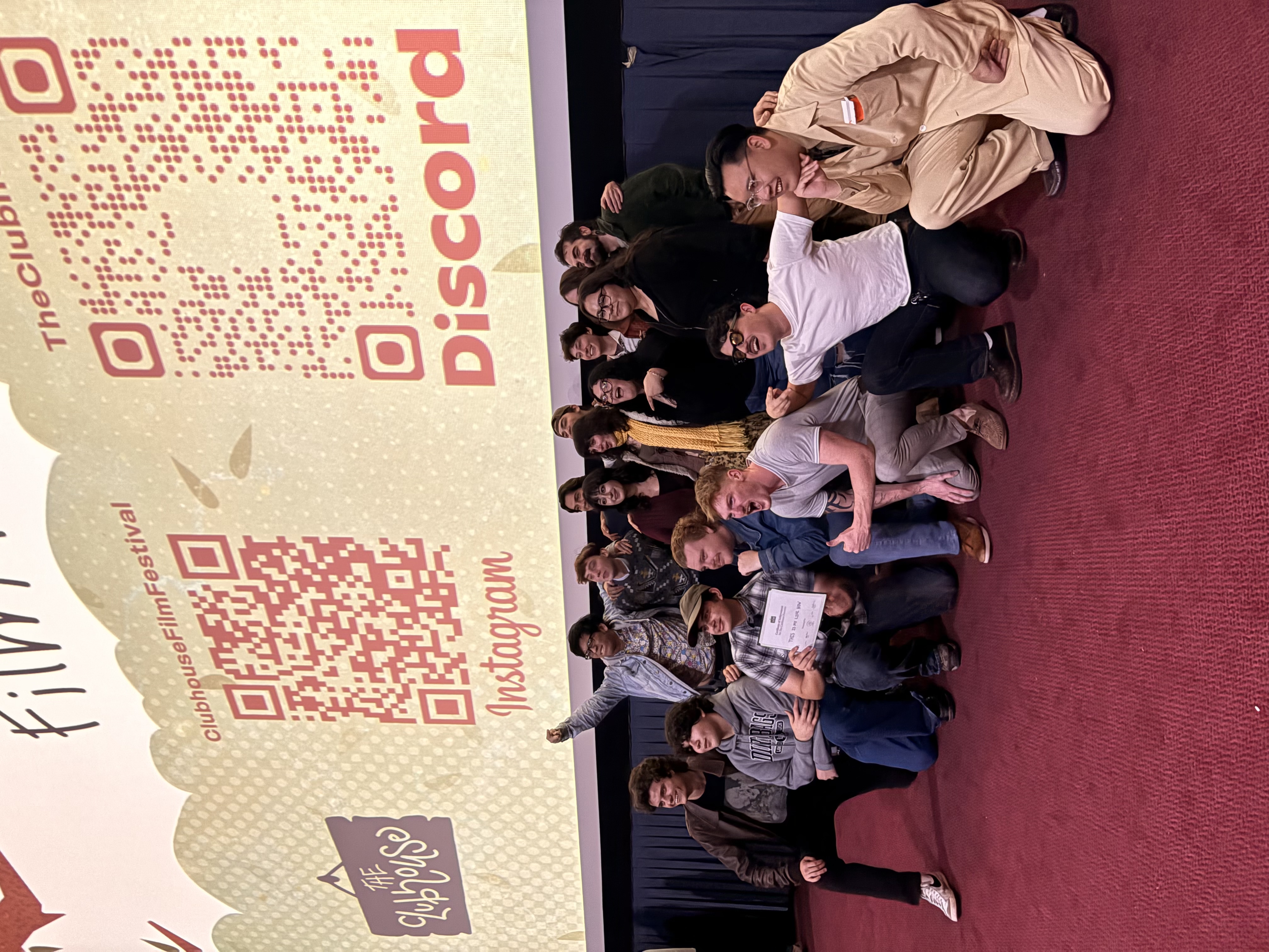The packed theater at the 2026 screening night